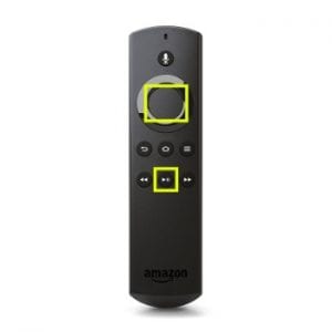 Fire TV Remote Reset Buttons
