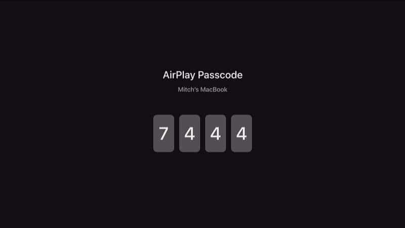 Roku AirPlay Passcode