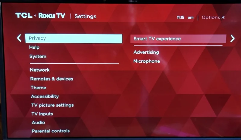 Roku TV Privacy Screen