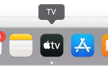 Apple TV app icon on MacBook