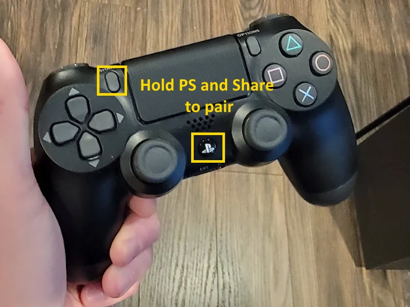 PS5 Controller Buttons to Pair