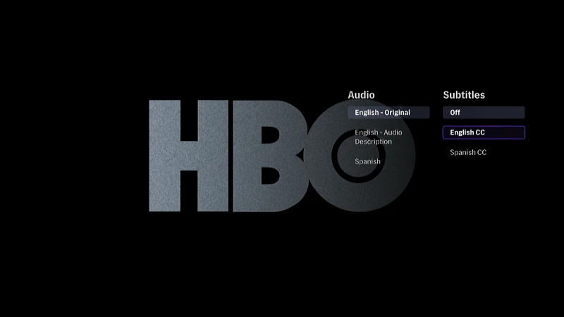 HBO Max Auto and Subtitle Settings